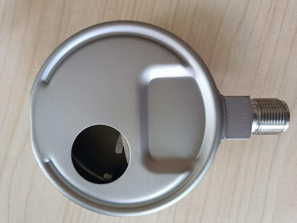 Stainless Steel Shock Resistant Pressure Gauge Y100 | Custom Thread Options Available